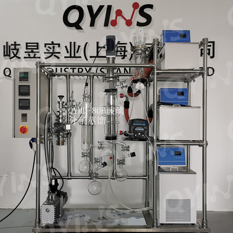维生素E提纯0.1平方刮板玻璃分子蒸馏