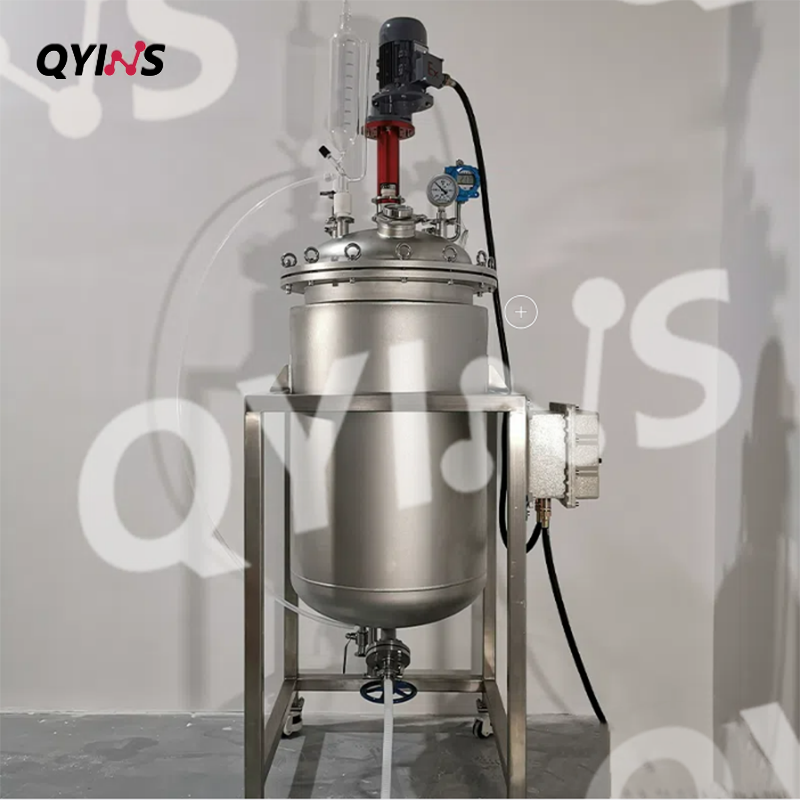 搅拌款双层304不锈钢反应釜300L、500L、1000L