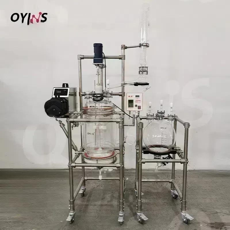 半自动30L玻璃固相合成釜