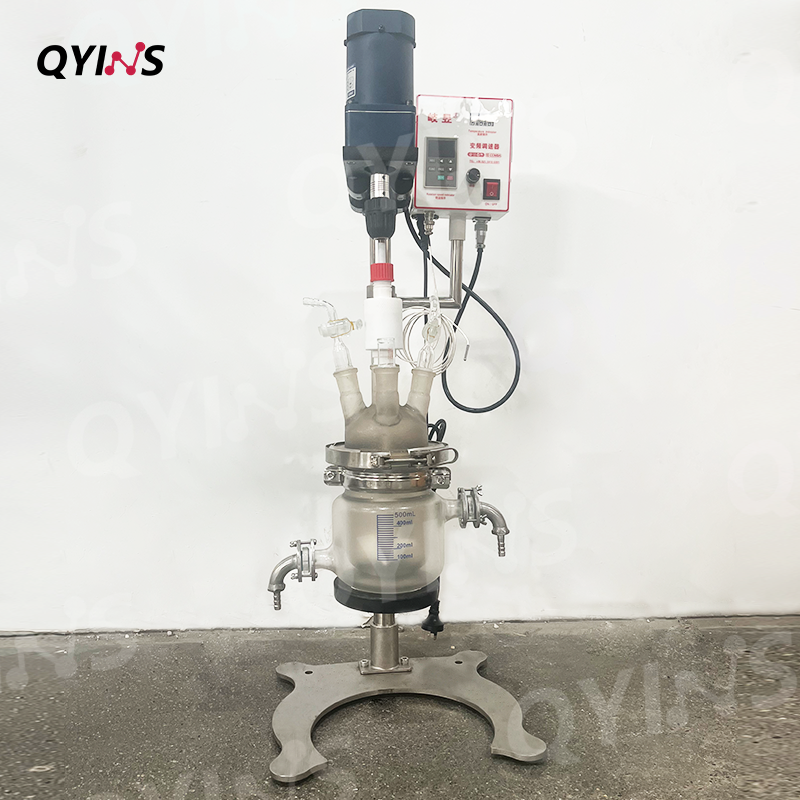 搅拌镀膜玻璃反应釜-500mL、1L、2L、5L
