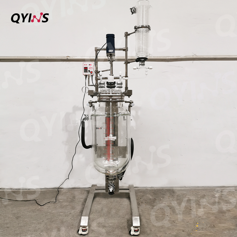 升降双层玻璃反应釜-100L、150L、200L